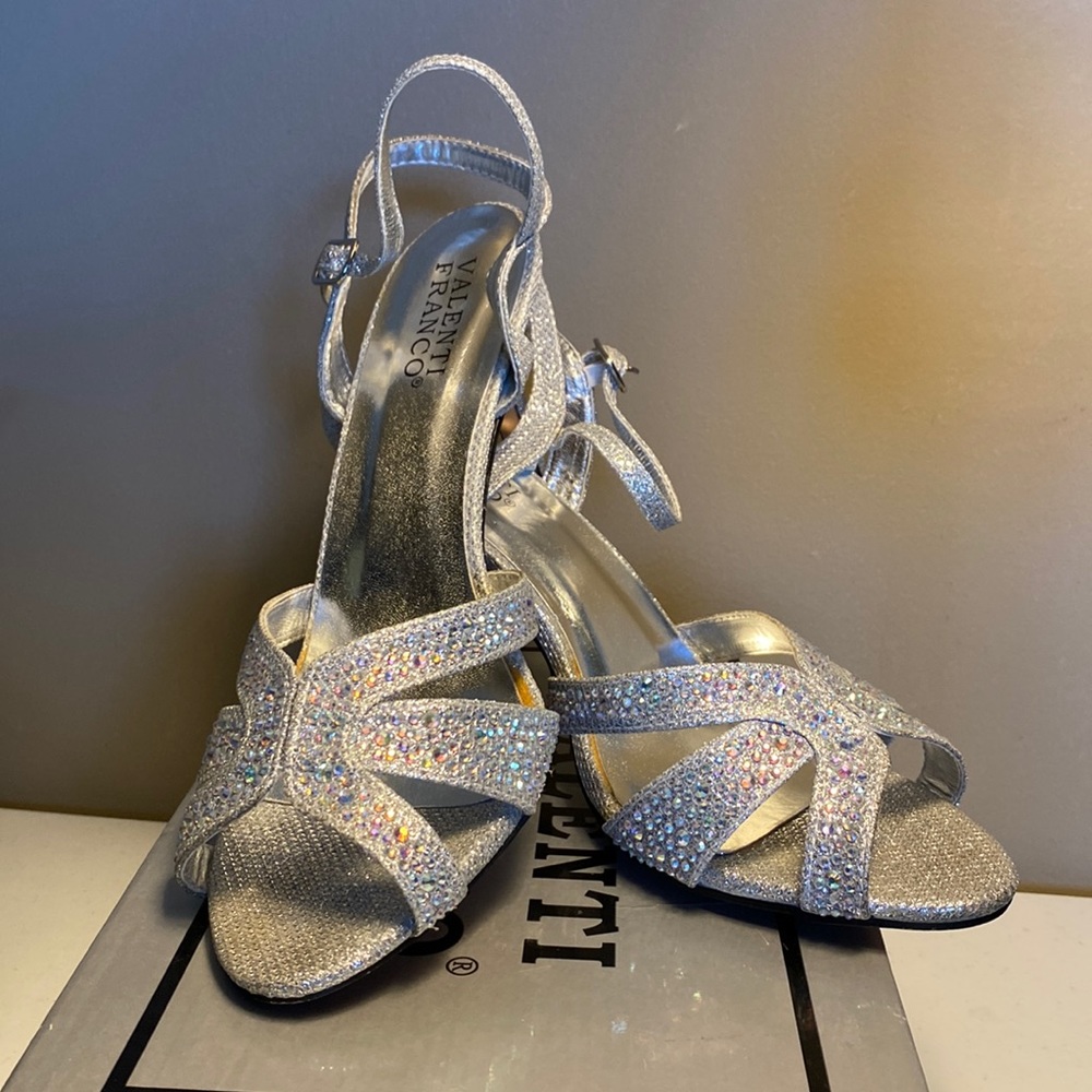 Valenti Franco Women’s Silver Heels